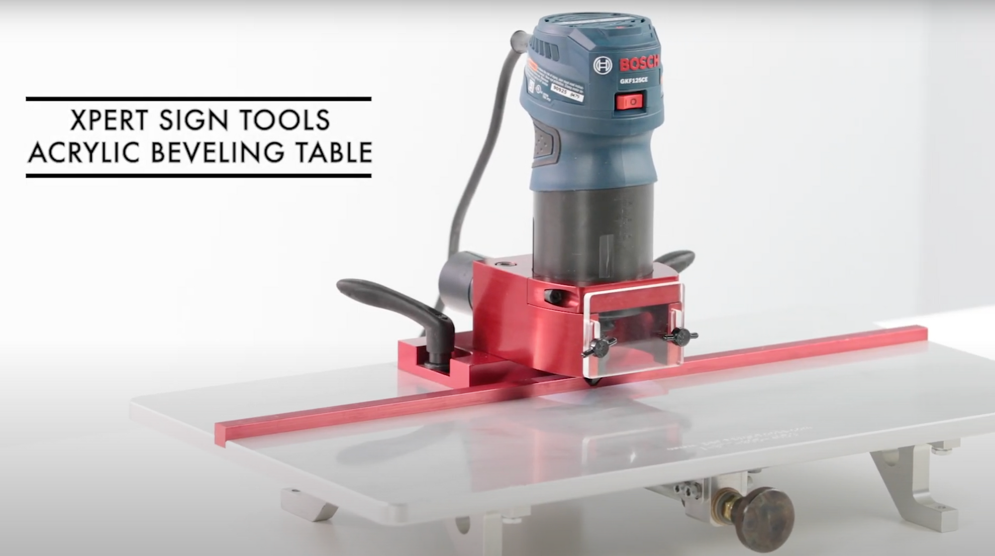 Xpert Acrylic Beveling Table | Adjustable Edge Beveler - Xpert Sign Tools