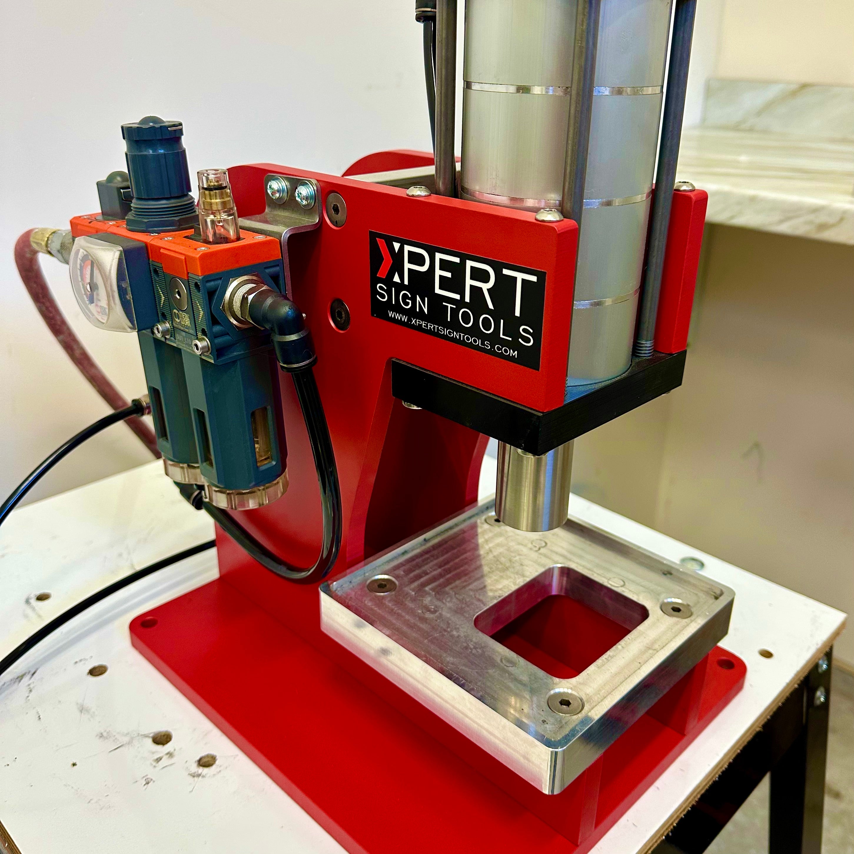 Xpert 3-Ton Power Press | Air-Over-Hydraulic Corner Rounder - Xpert ...